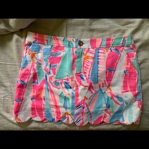 Lilly Pulitzer Scallop Skort